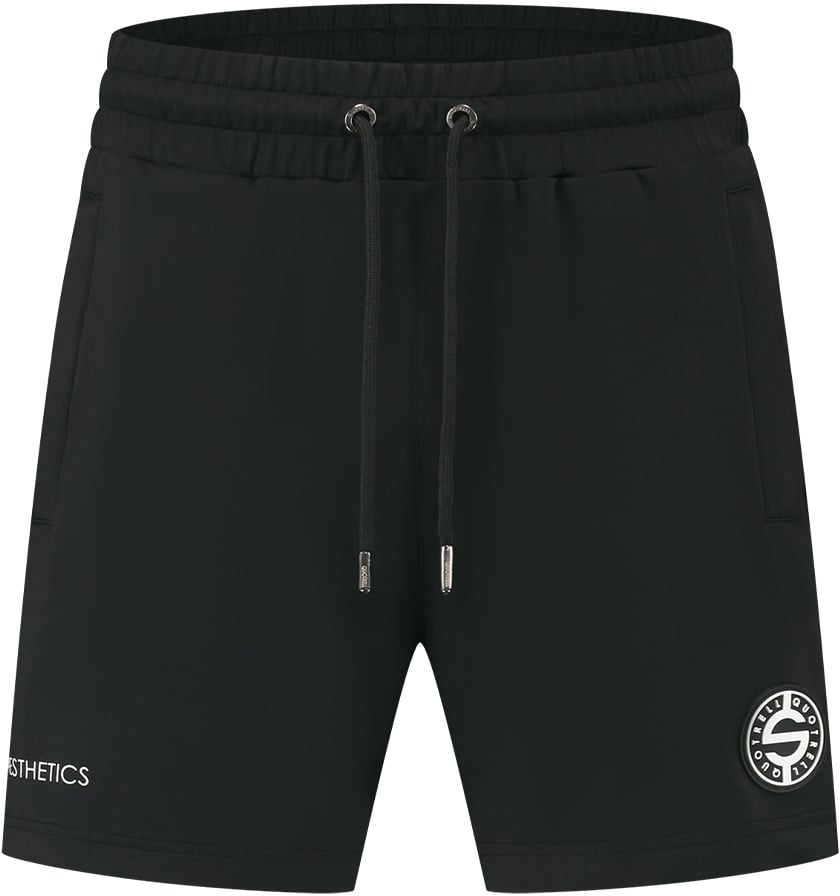 Quotrell Athena Short | Black/white Zwart