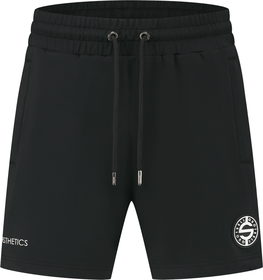 Quotrell Athena Short | Black/white Zwart