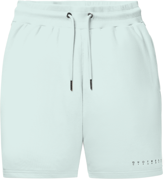 Quotrell Fusa Shorts | Faded Blue/black Blauw