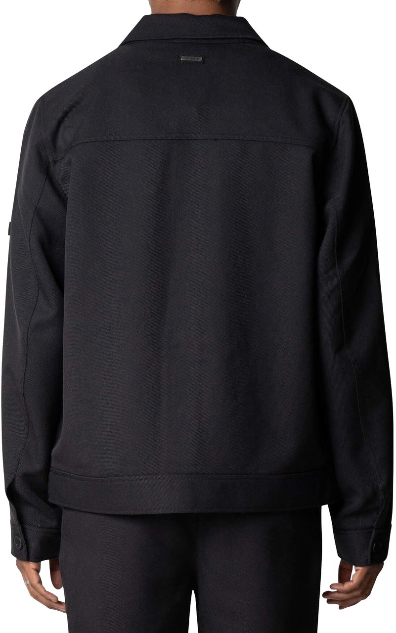 Quotrell Zane Overshirt | Black Zwart