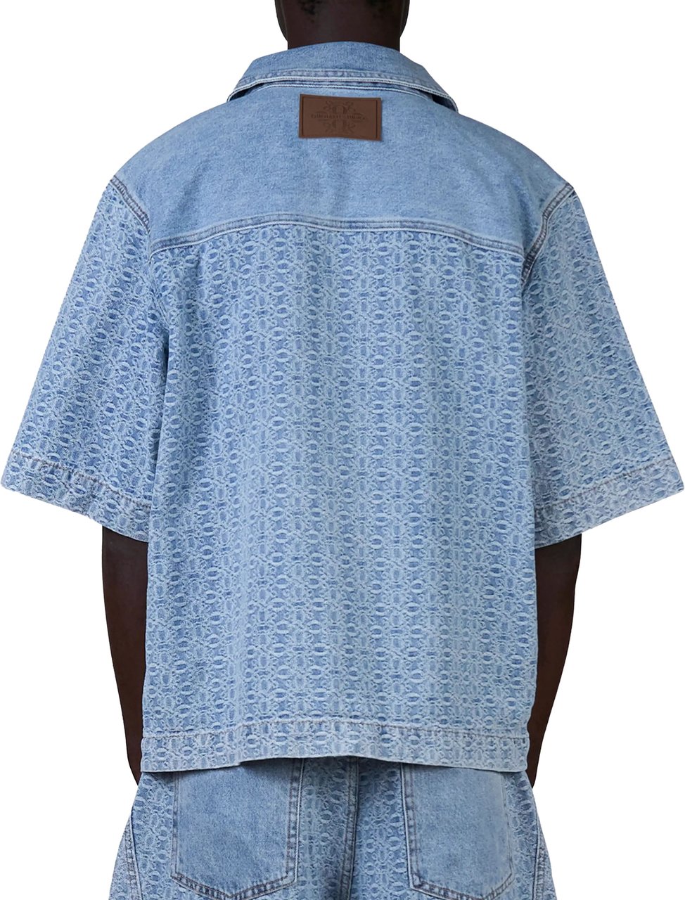 Quotrell Rocco Shirt | Washed Blue Blauw