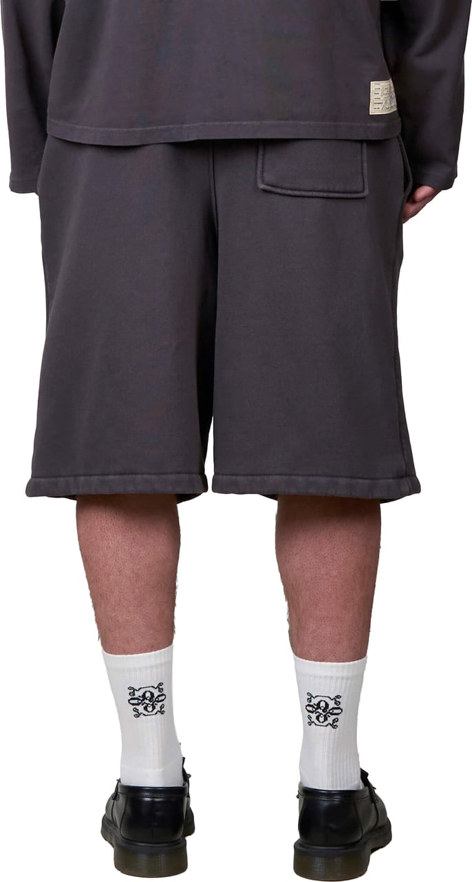 Quotrell Lenny Acid Wash Short | Acid Grey Grijs