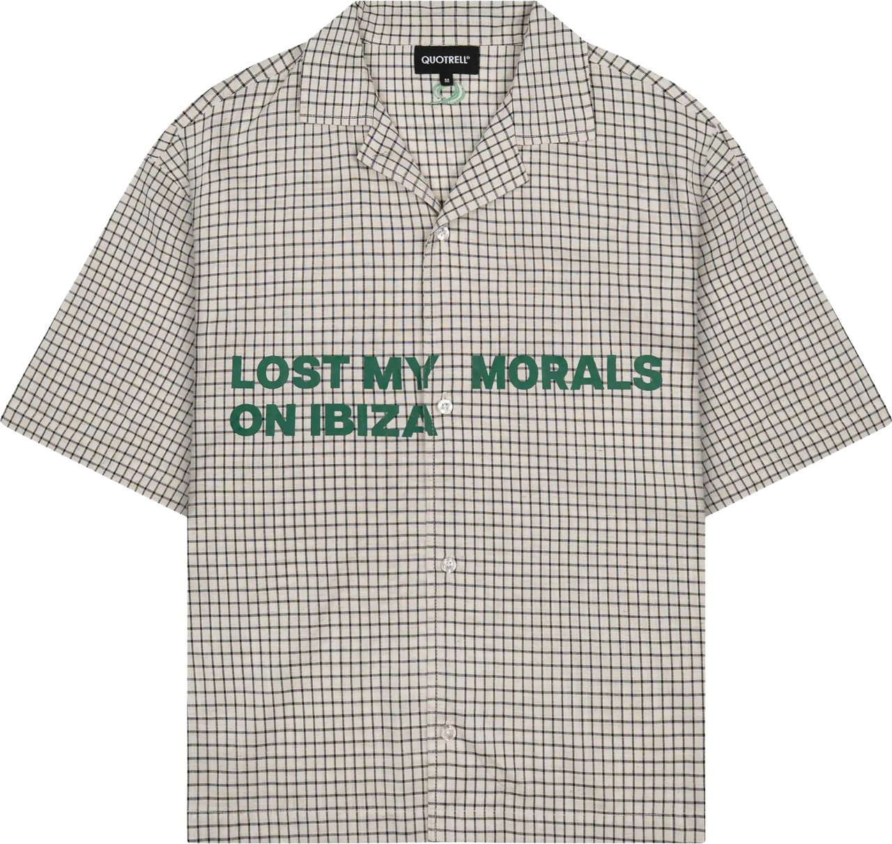 Quotrell Morals Shirt | White/green Wit