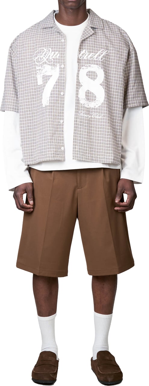 Quotrell 78 Shirt | Beige/white Beige