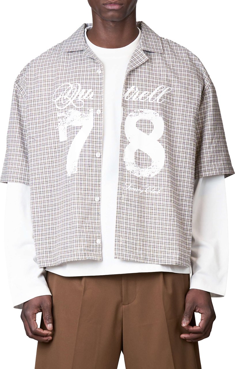 Quotrell 78 Shirt | Beige/white Beige
