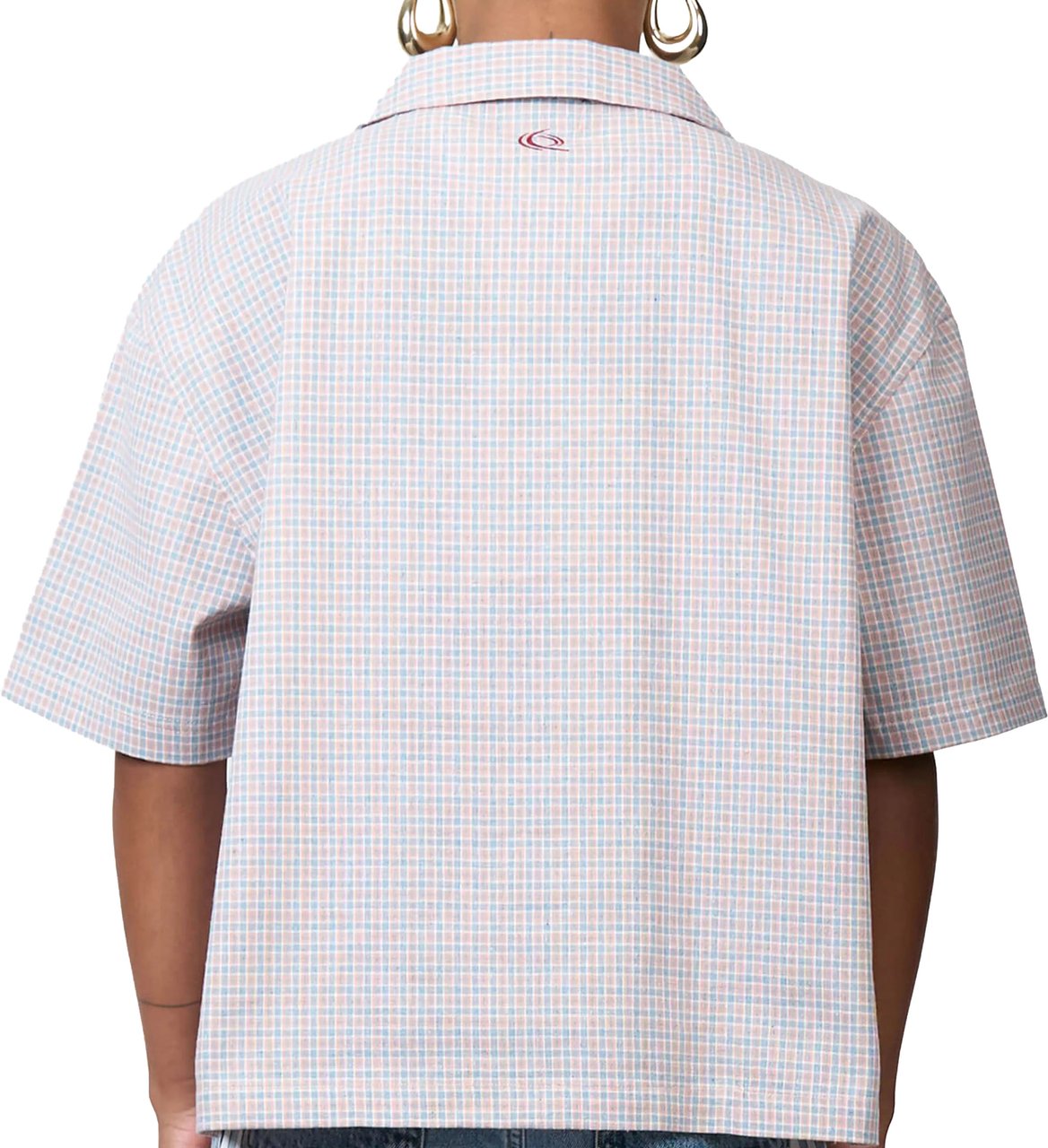 Quotrell Formento Shirt | Pink/blue Roze
