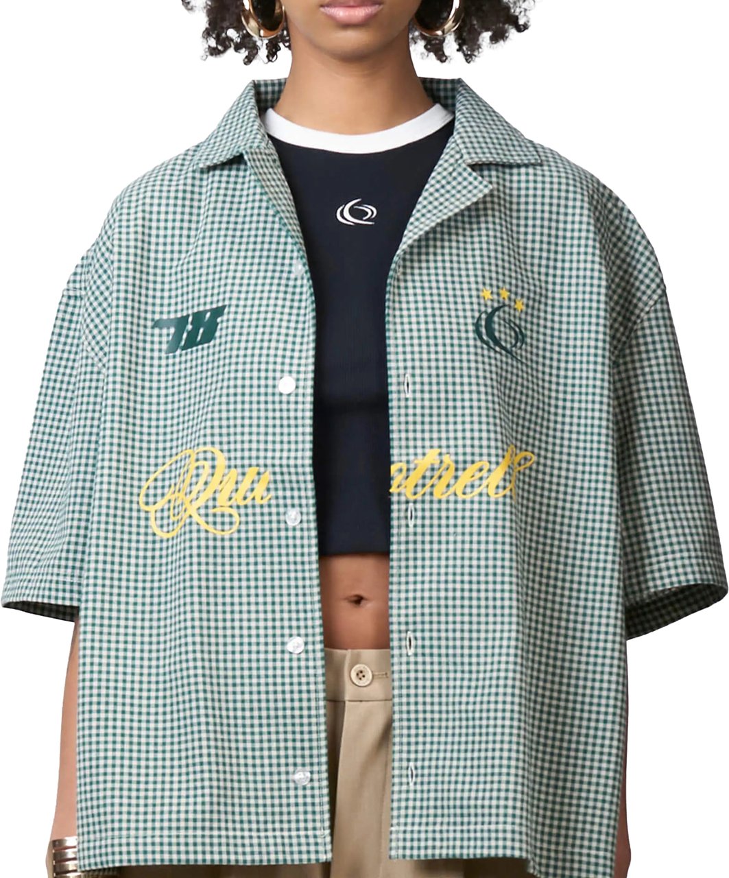 Quotrell Formento Shirt | White/green Wit