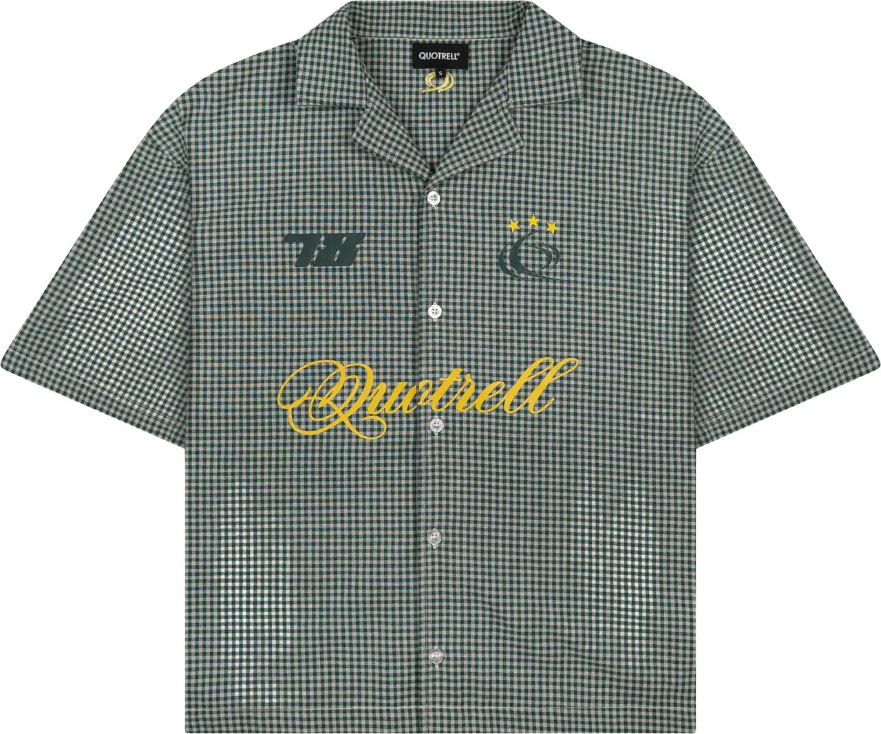Quotrell Formento Shirt | White/green Wit