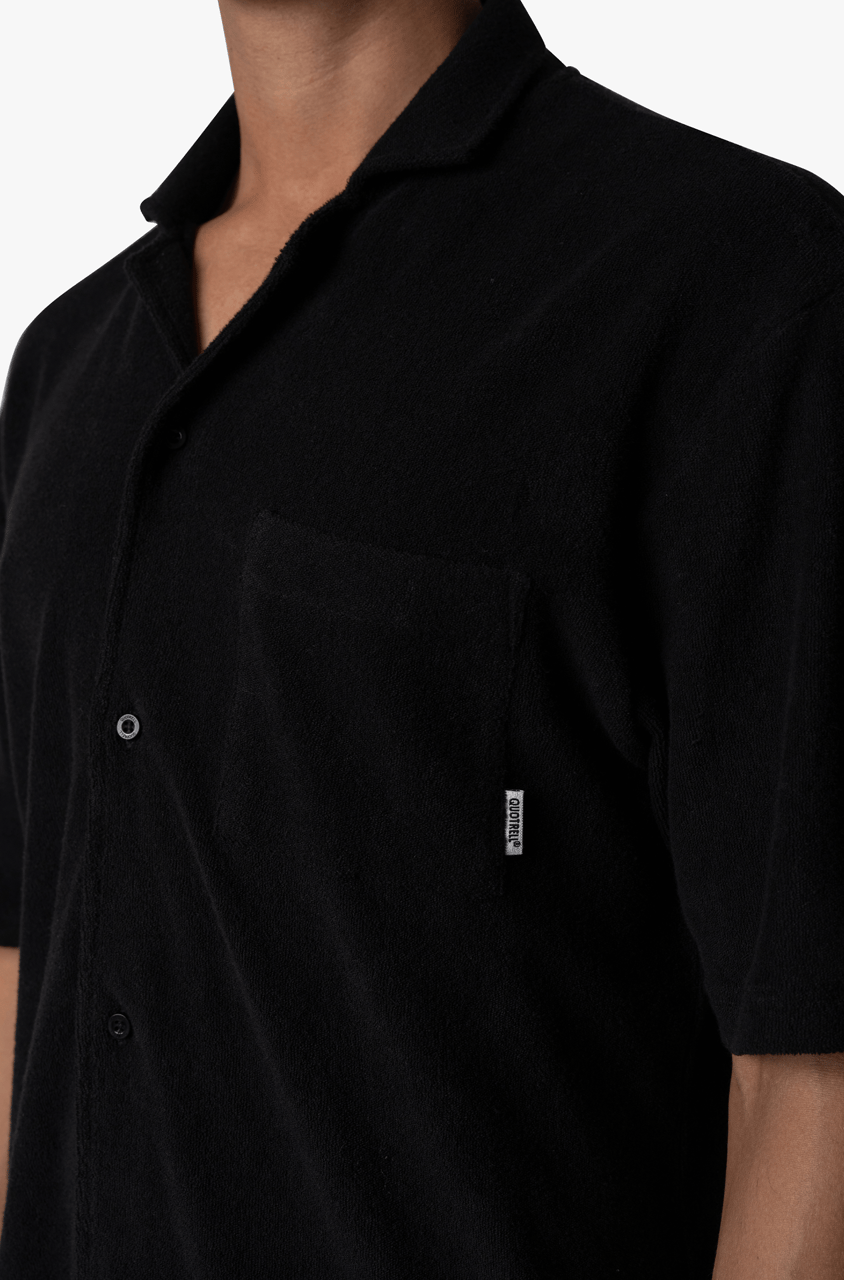 Quotrell Postiano Shirt | Black Zwart