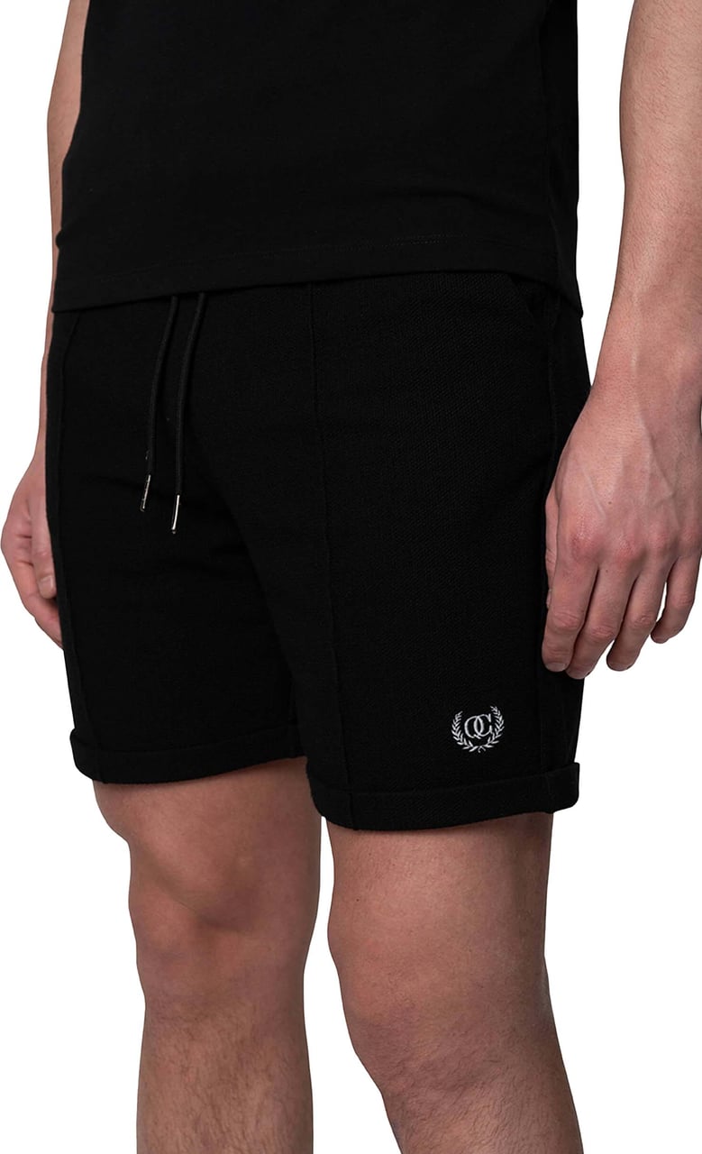 Quotrell Batera Shorts | Black/white Zwart