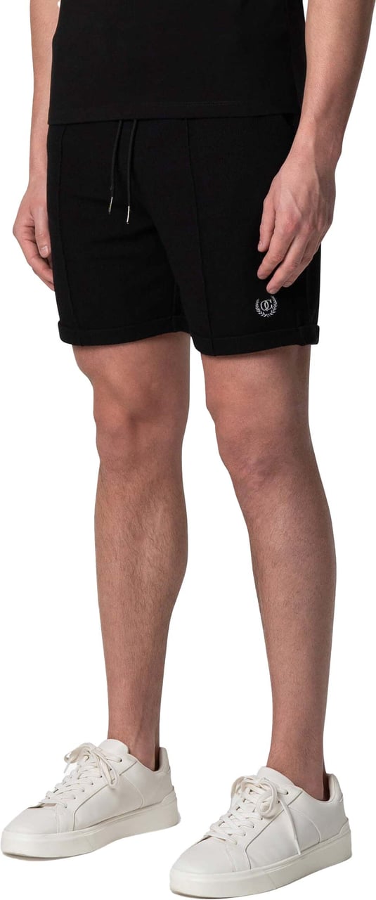 Quotrell Batera Shorts | Black/white Zwart