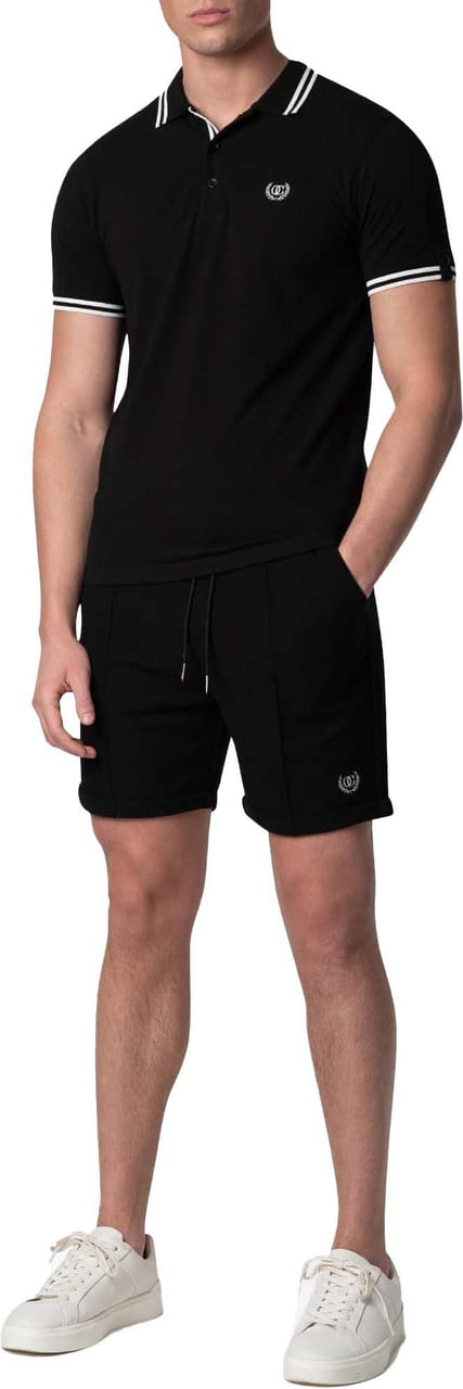 Quotrell Batera Shorts | Black/white Zwart