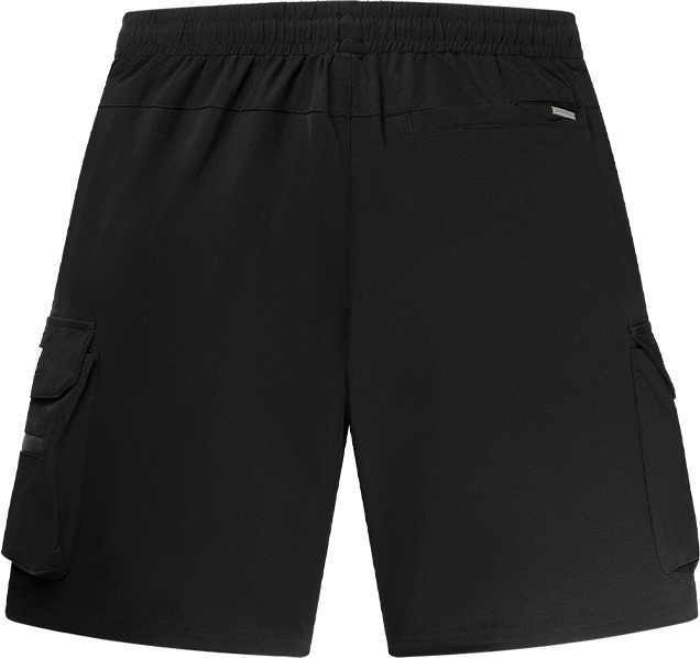 Quotrell Seattle Cargo Shorts | Black Zwart
