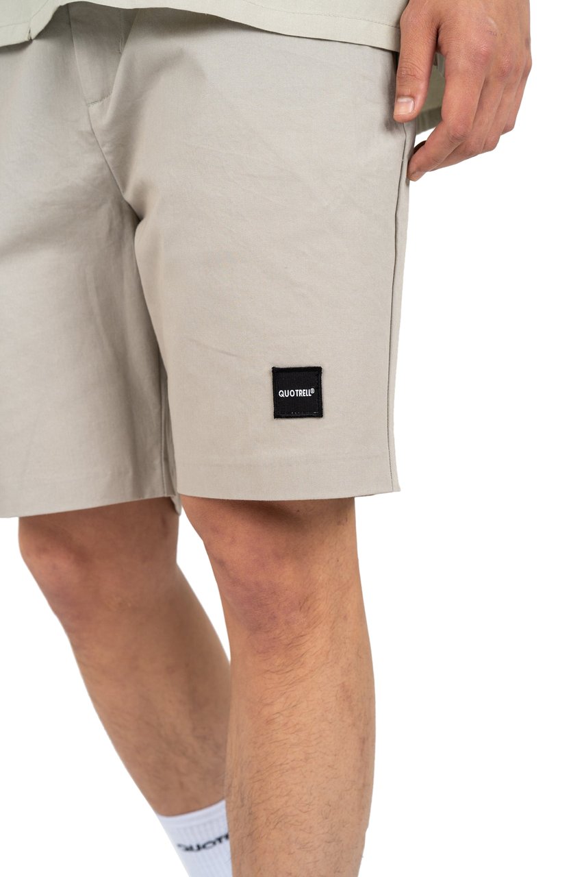 Quotrell Austin Shorts | Dark Beige/black Beige
