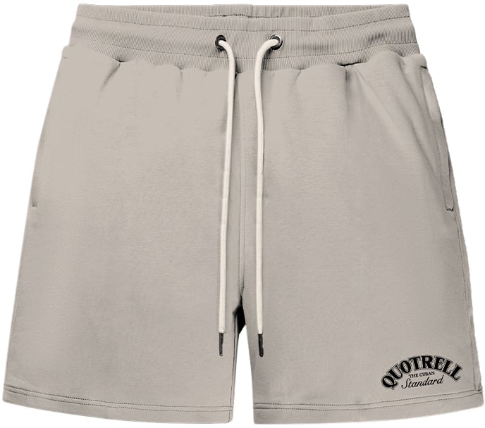 Quotrell Avenida Shorts | Taupe/black Beige