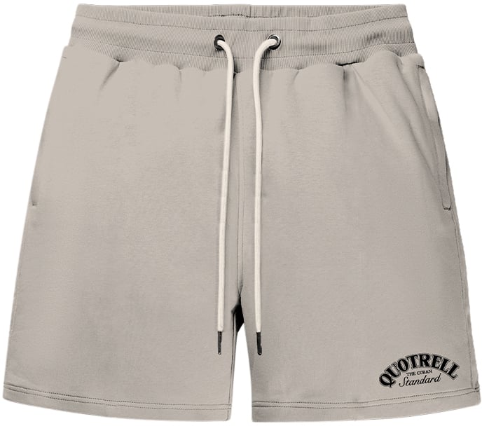 Quotrell Avenida Shorts | Taupe/black Beige