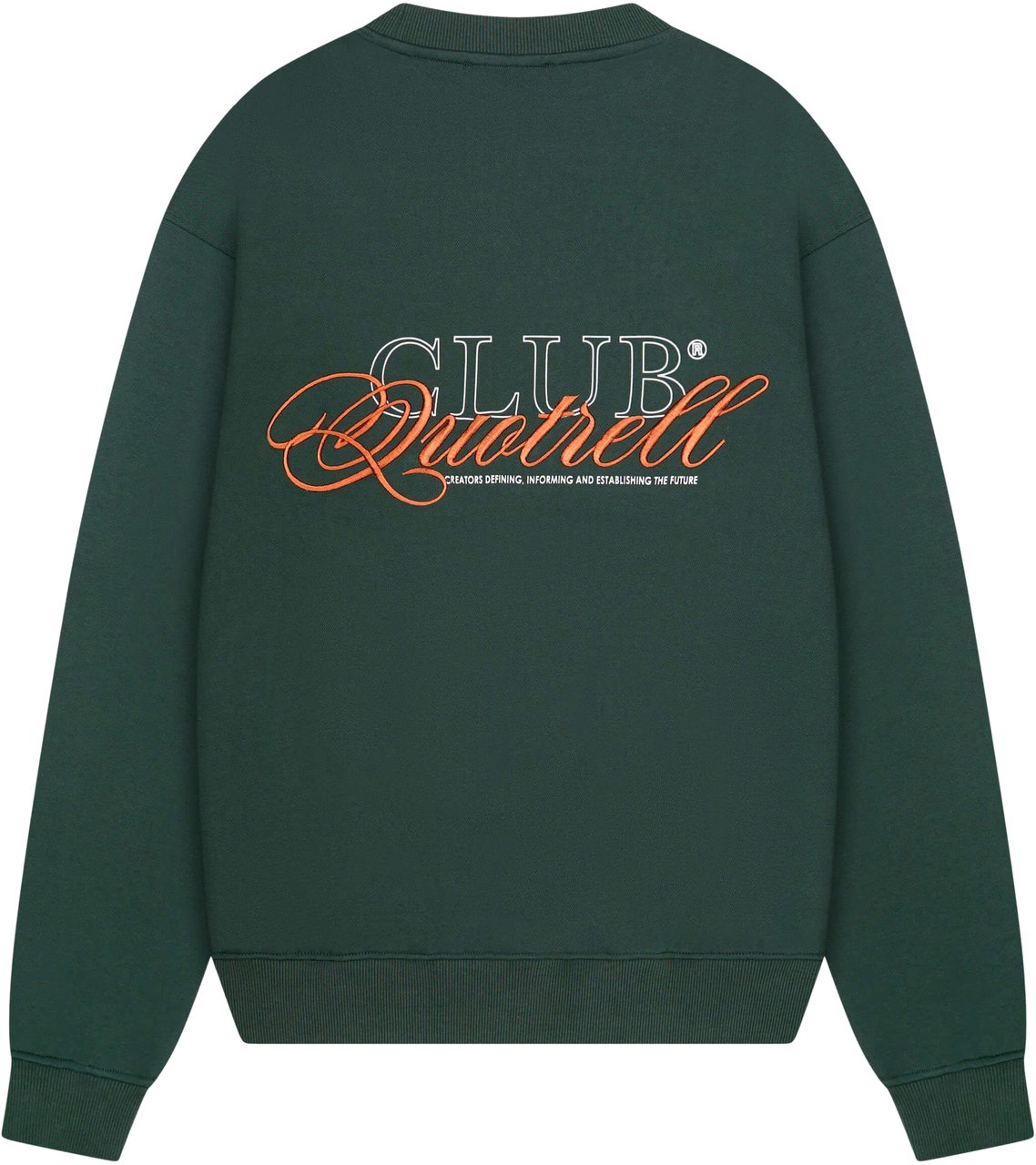 Quotrell Futura Crewneck | Petrol/orange Groen