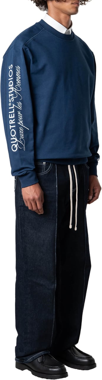 Quotrell Command Crewneck | Navy Blauw