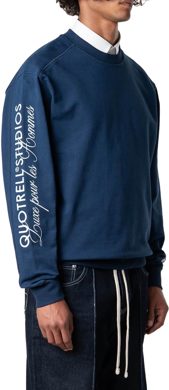 Quotrell Command Crewneck | Navy Blauw