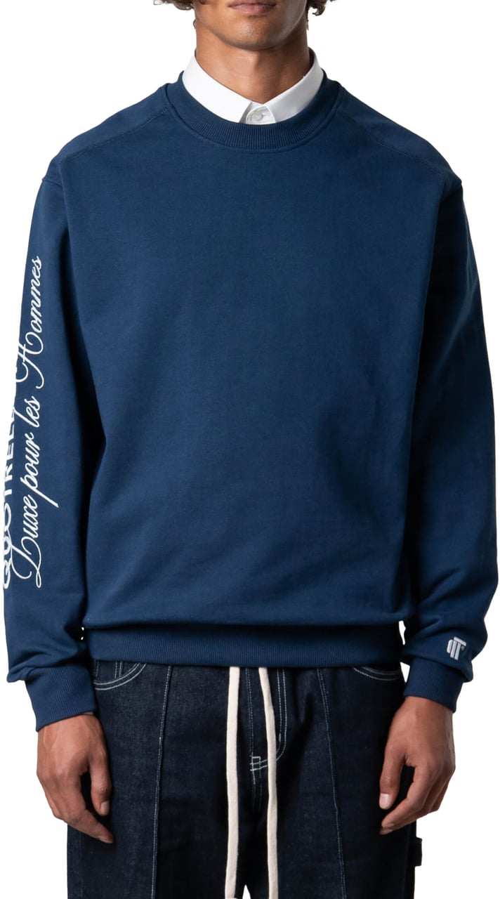 Quotrell Command Crewneck | Navy Blauw