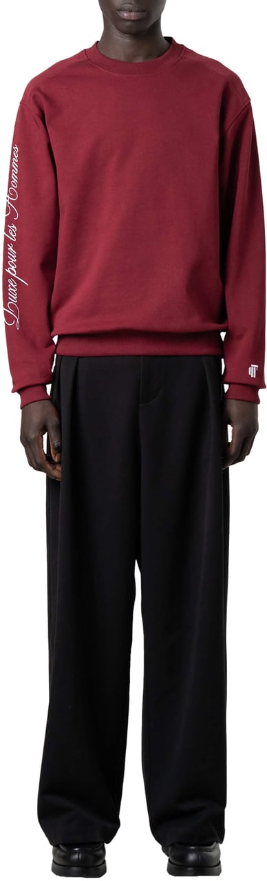 Quotrell Command Crewneck | Bordeaux Rood