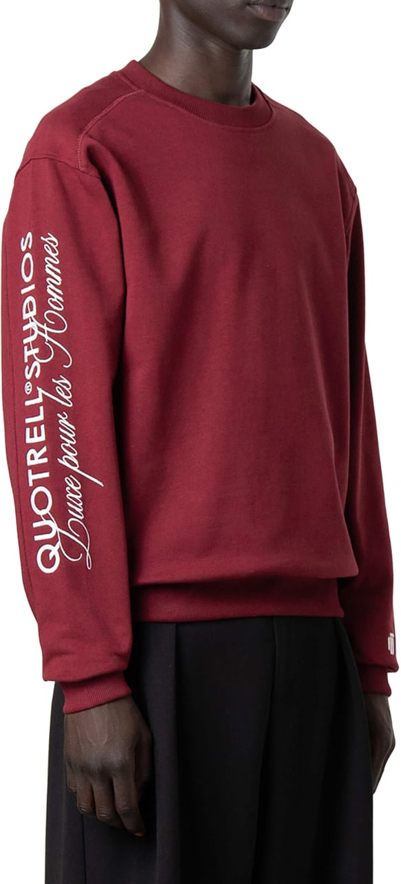 Quotrell Command Crewneck | Bordeaux Rood