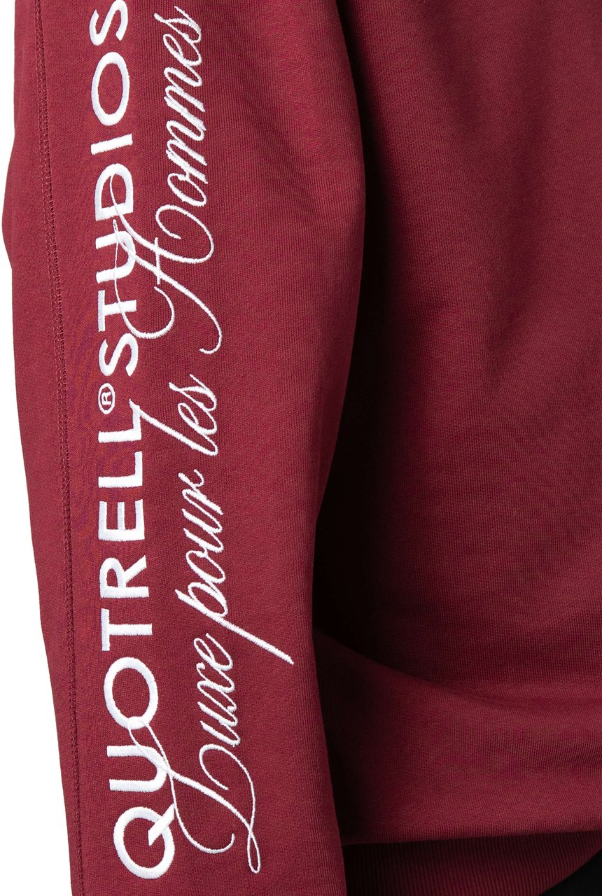 Quotrell Command Crewneck | Bordeaux Rood