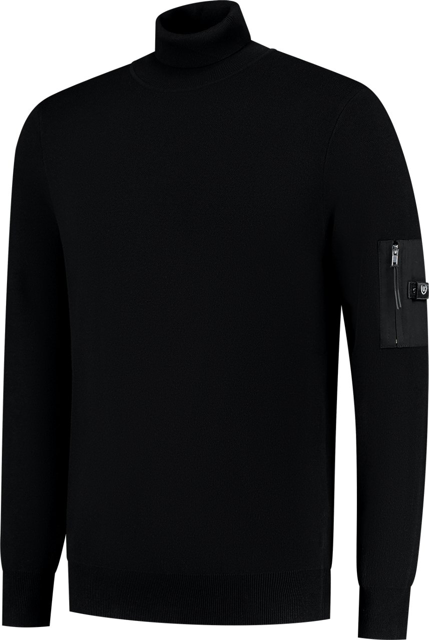 Quotrell Torro Knitted Sweater | Black Zwart