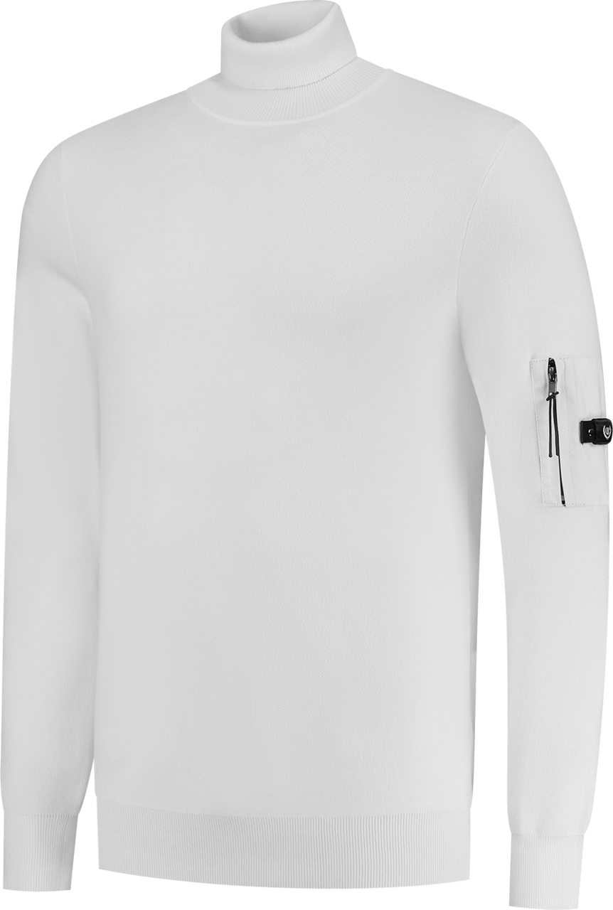 Quotrell Torro Knitted Sweater | Ecru Beige