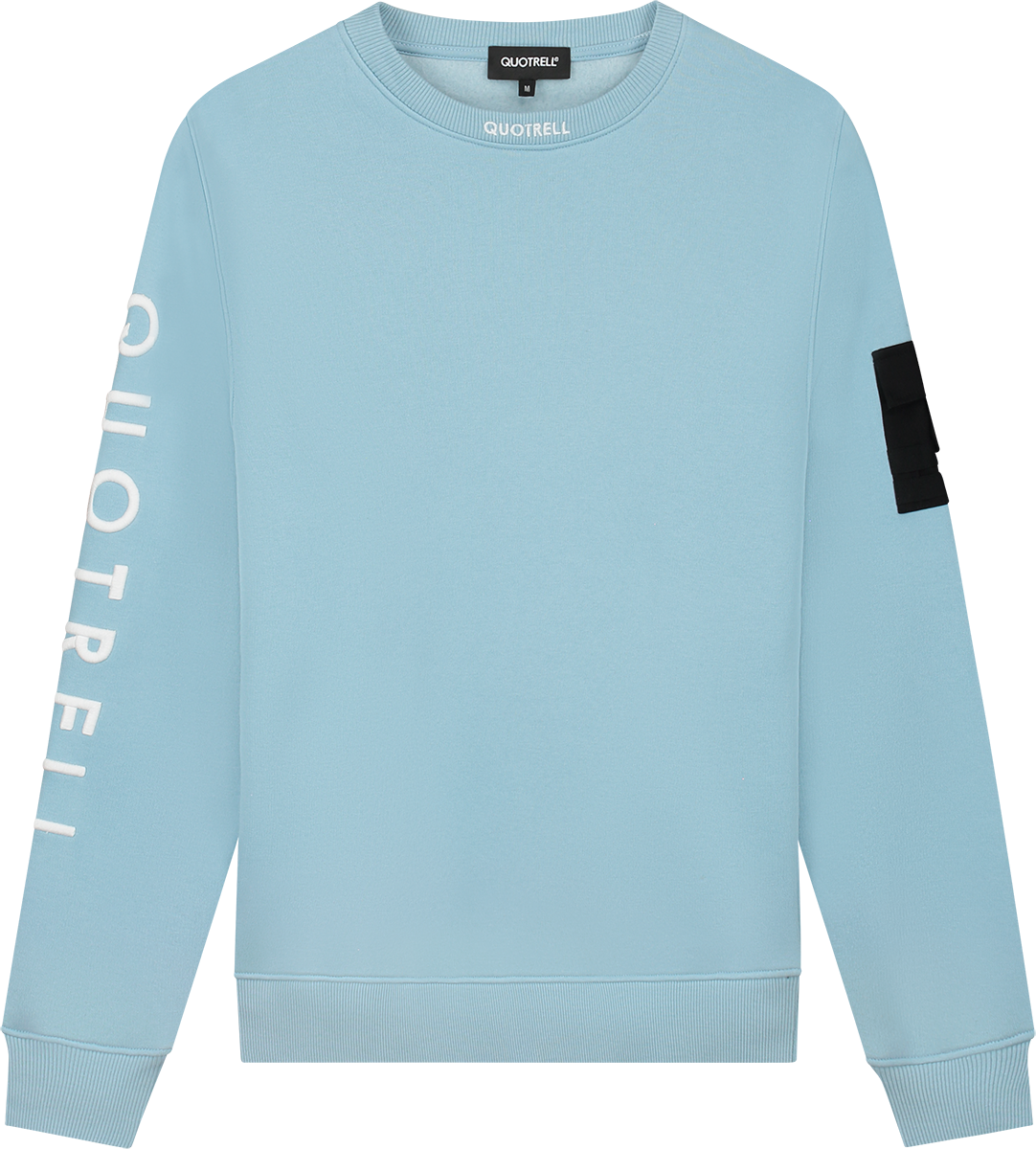 Quotrell Dublin Crewneck | Light Blue/white Blauw