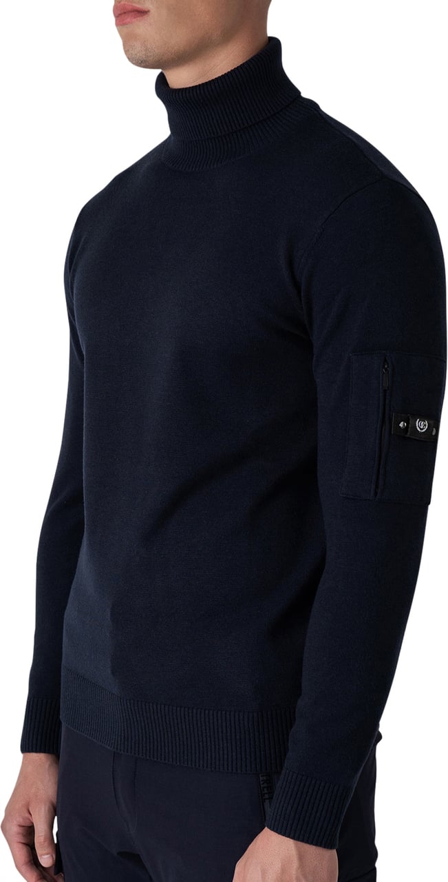 Quotrell Papillon Knitted Sweater | Navy Blauw