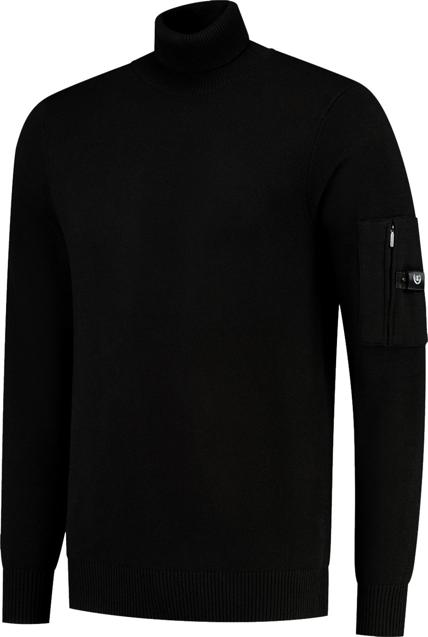 Quotrell Papillon Knitted Sweater | Black Zwart