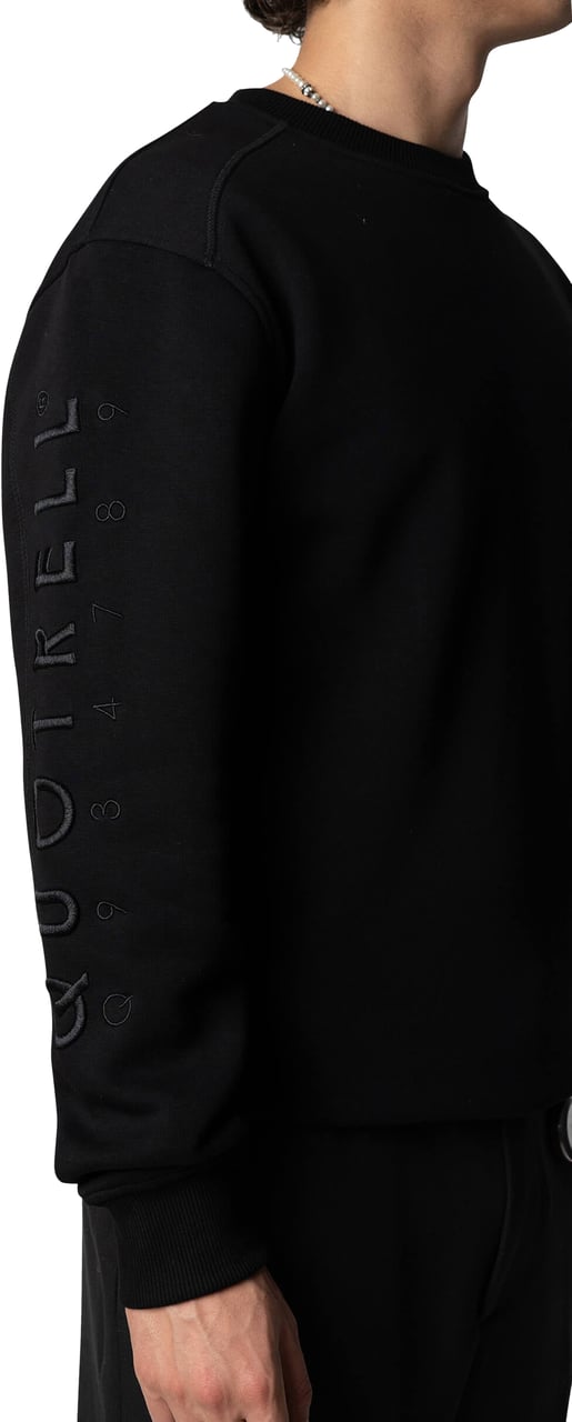 Quotrell Defender Crewneck | Black/black Zwart