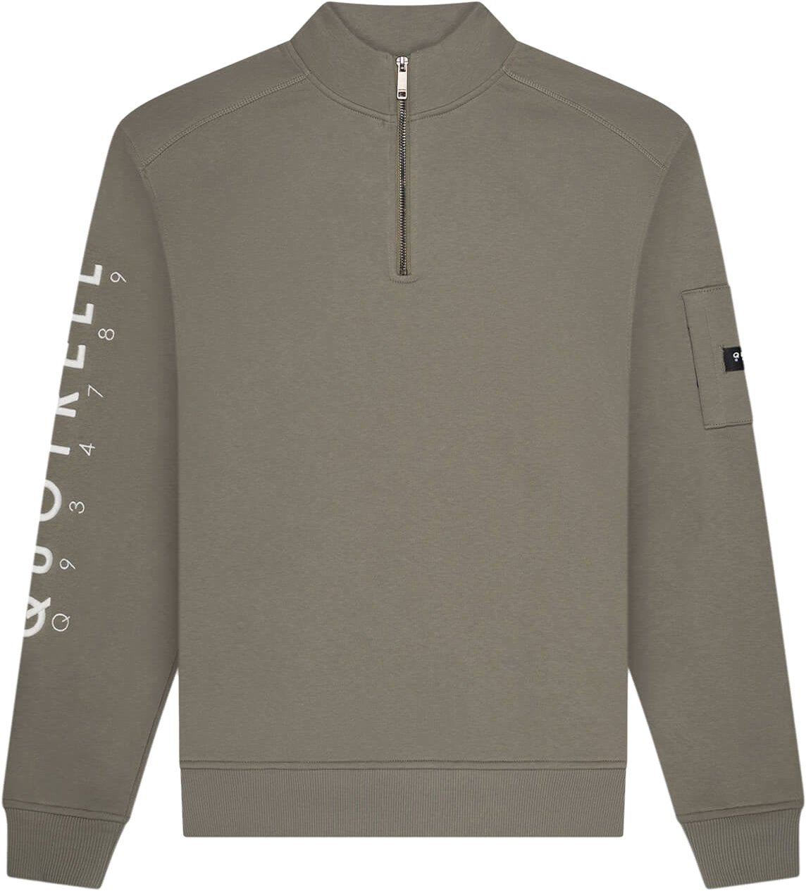 Quotrell Defender Halfzip | Faded Olive/white Groen