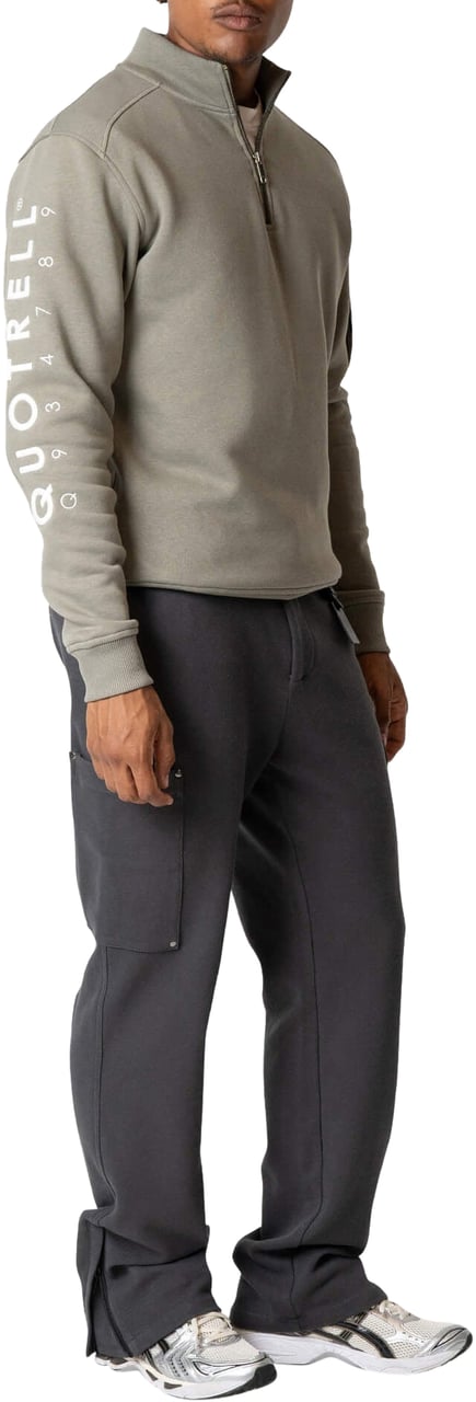 Quotrell Defender Halfzip | Faded Olive/white Groen