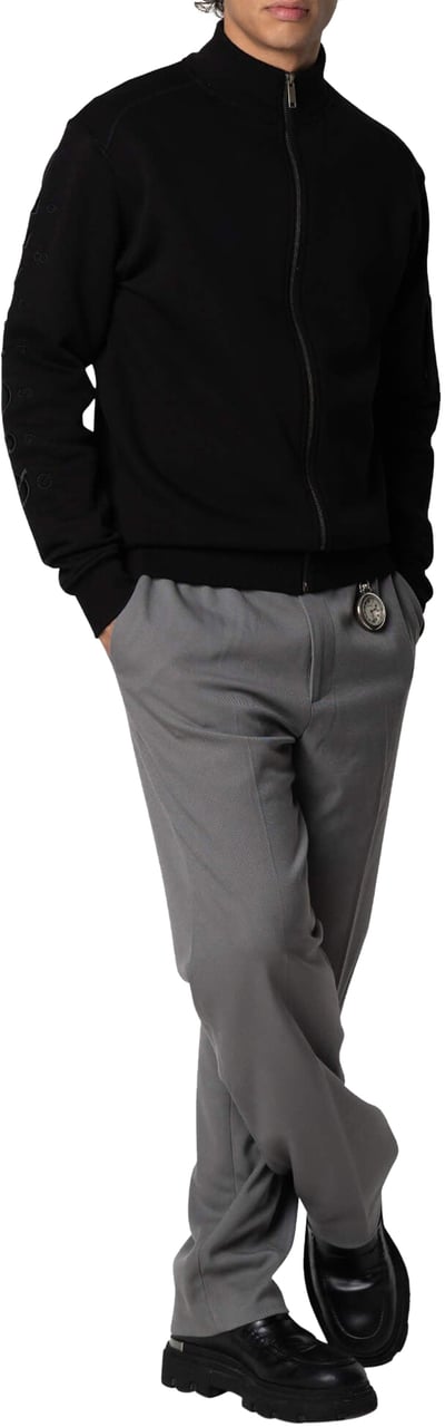 Quotrell Defender Zip Sweater | Black/black Zwart