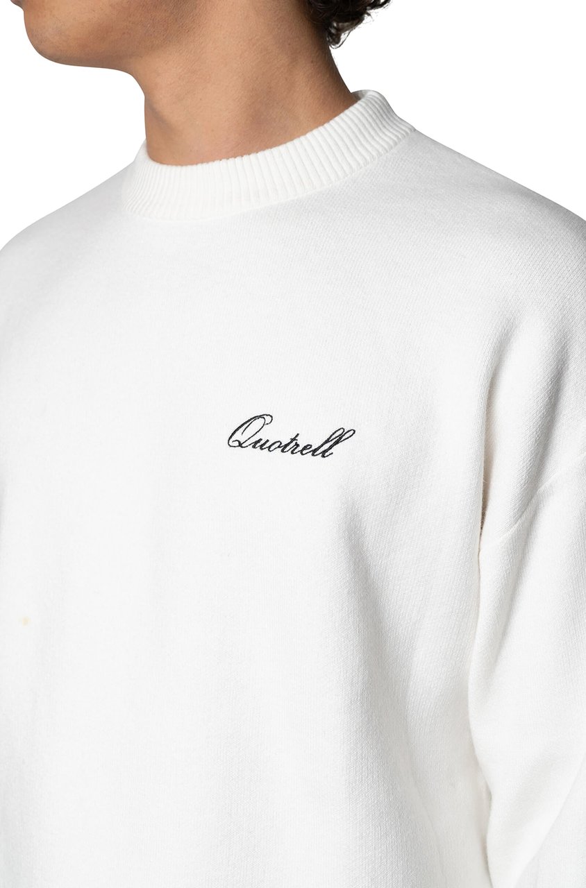 Quotrell Reno Knitted Sweater | Ecru Beige