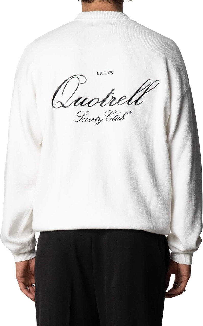 Quotrell Reno Knitted Sweater | Ecru Beige