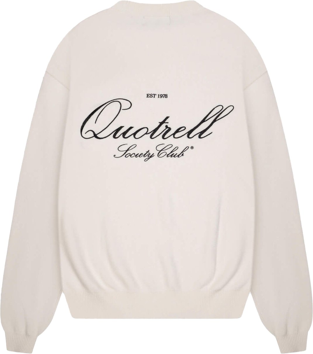Quotrell Reno Knitted Sweater | Ecru Beige