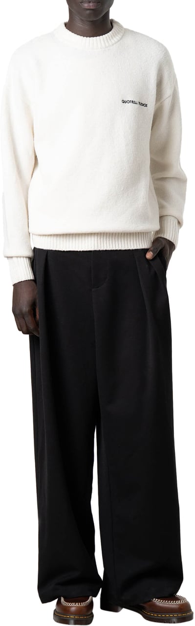 Quotrell Aurora Knitted Sweater | Ecru Beige