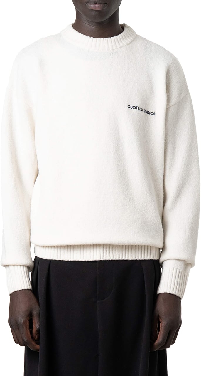 Quotrell Aurora Knitted Sweater | Ecru Beige