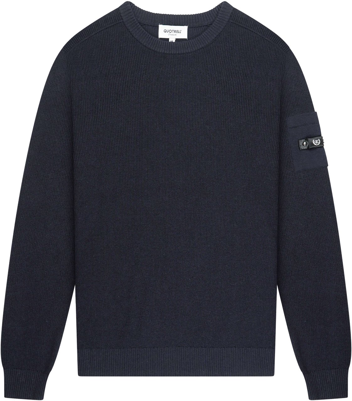 Quotrell Peak Knitted Sweater | Navy Blauw