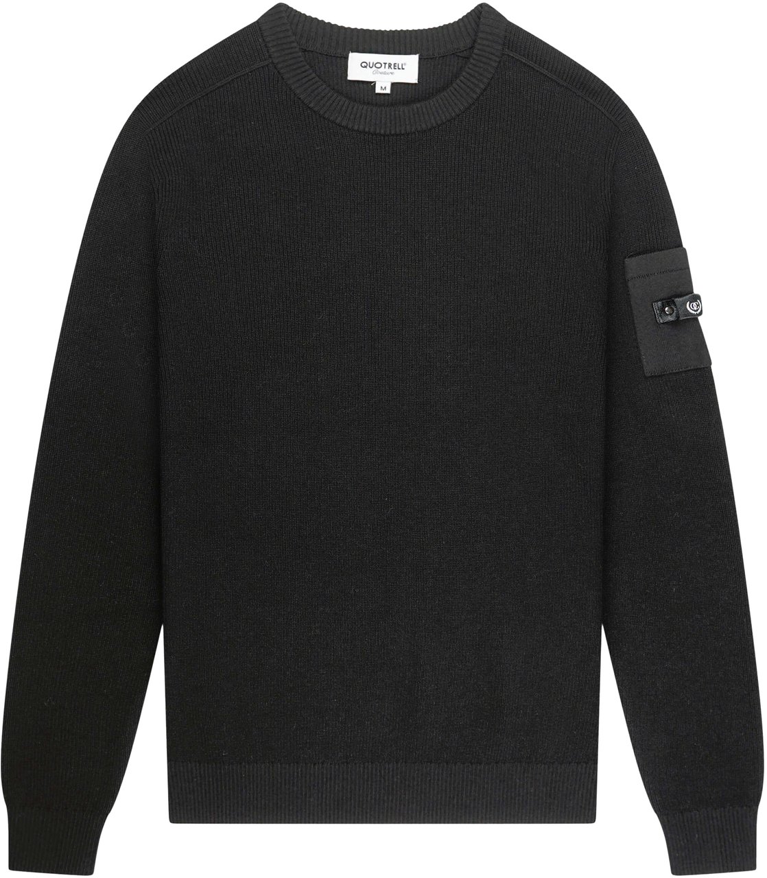 Quotrell Peak Knitted Sweater | Black Zwart