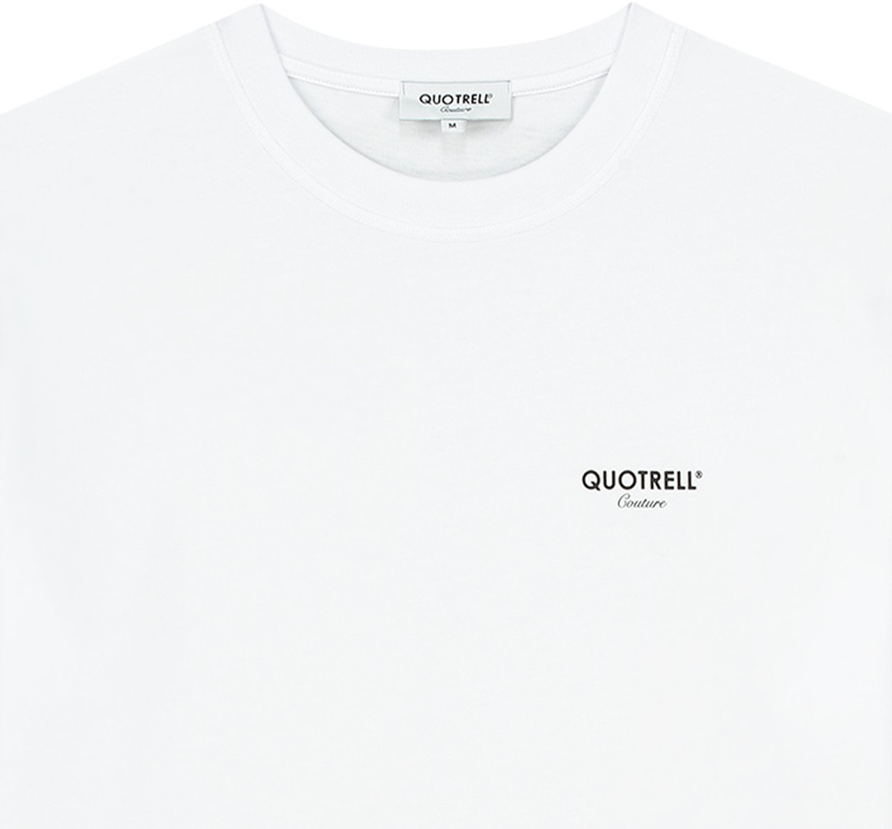 Quotrell Sarasota T-shirt | White/black Wit
