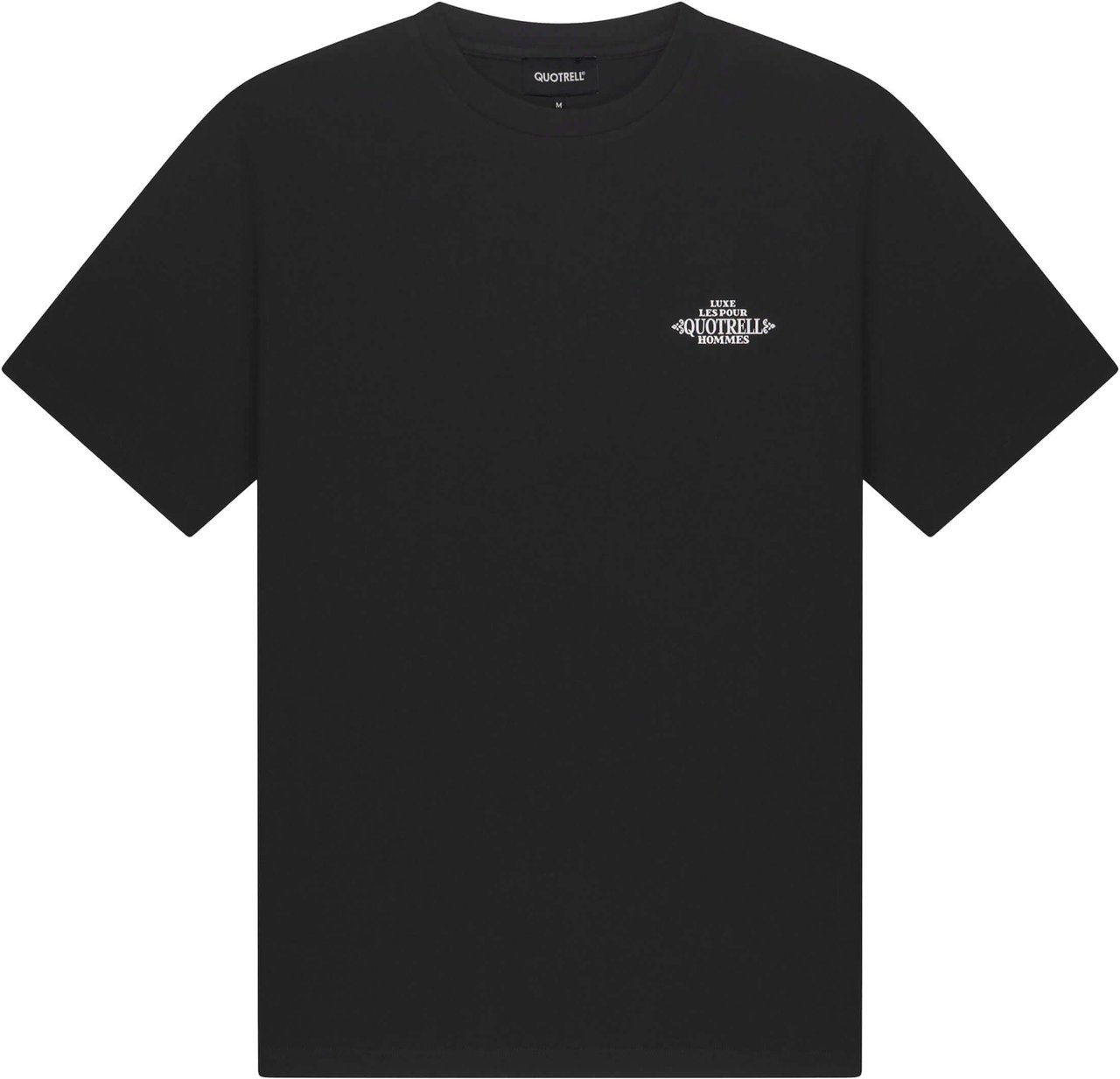 Quotrell Coastal Tee | Black/white Zwart