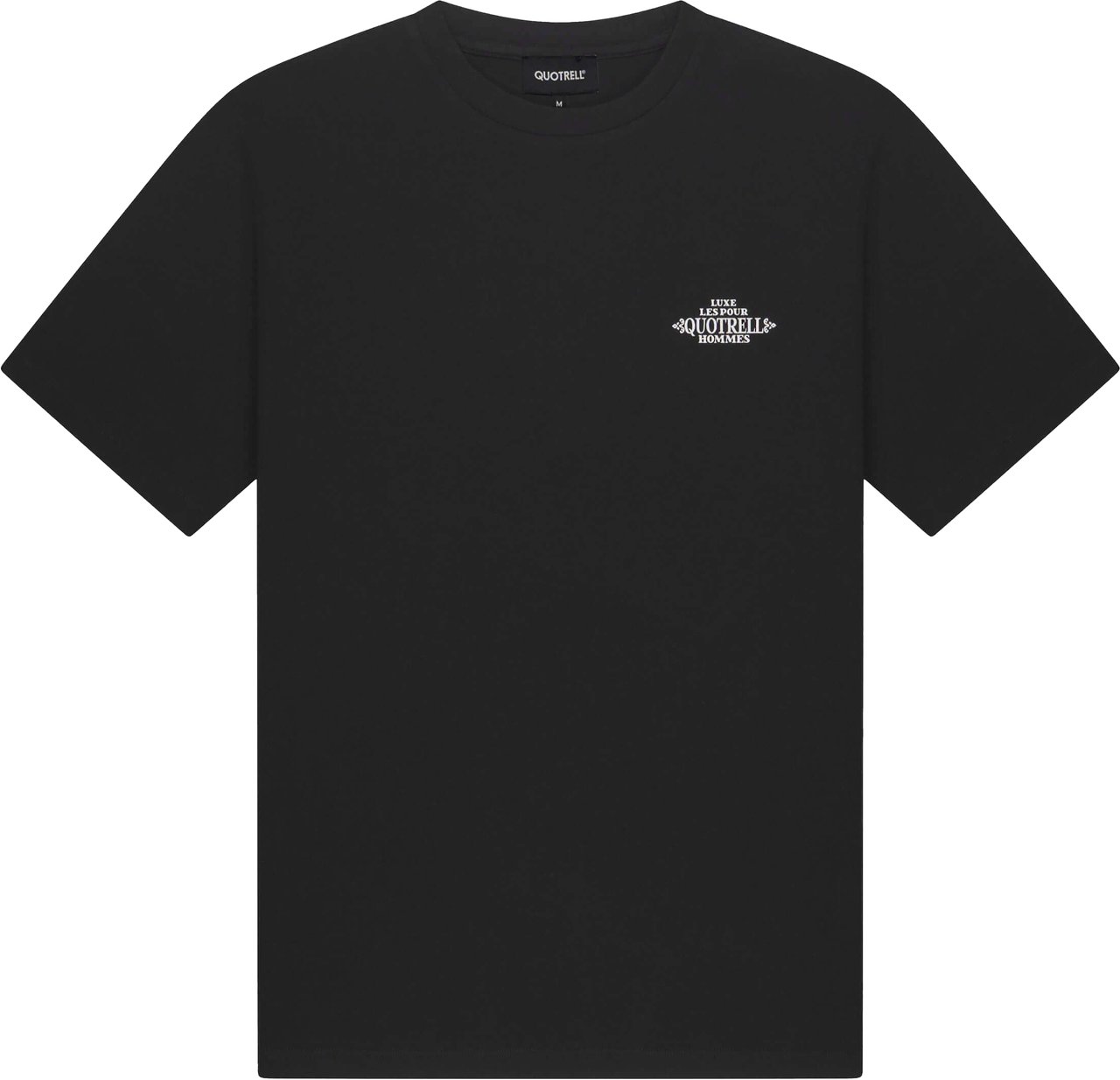 Quotrell Coastal Tee | Black/white Zwart