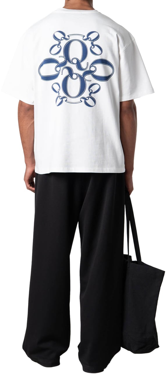 Quotrell Insignia Tee | White/blue Wit