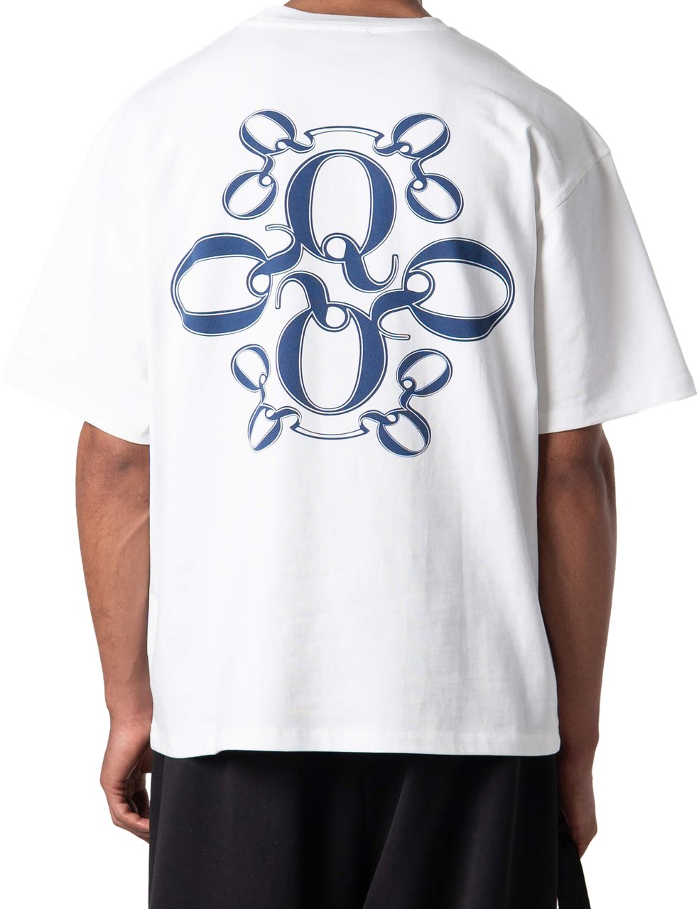 Quotrell Insignia Tee | White/blue Wit