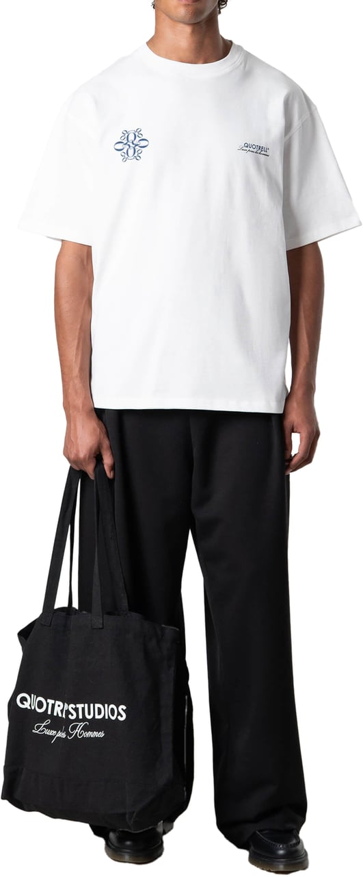 Quotrell Insignia Tee | White/blue Wit