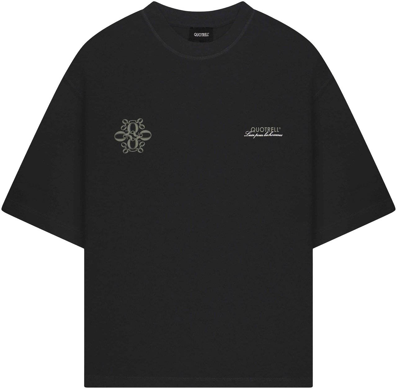 Quotrell Insignia T-Shirt Zwart